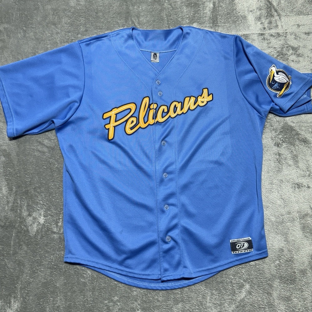 OT Sports MILB Myrtle Beach Pelicans Jersey Men's XL Made In USA